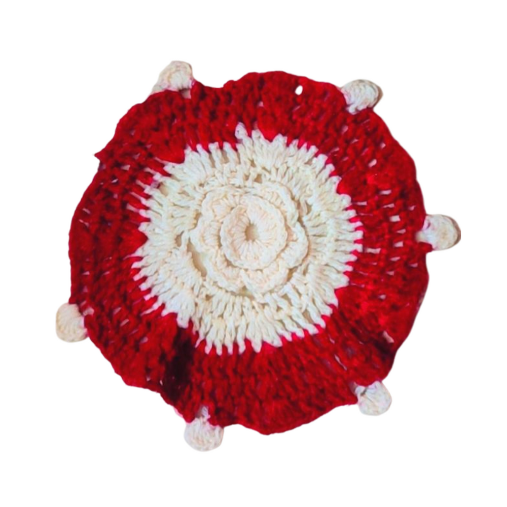 Crochet Food Platter | Crochet Coaster | Table Mat