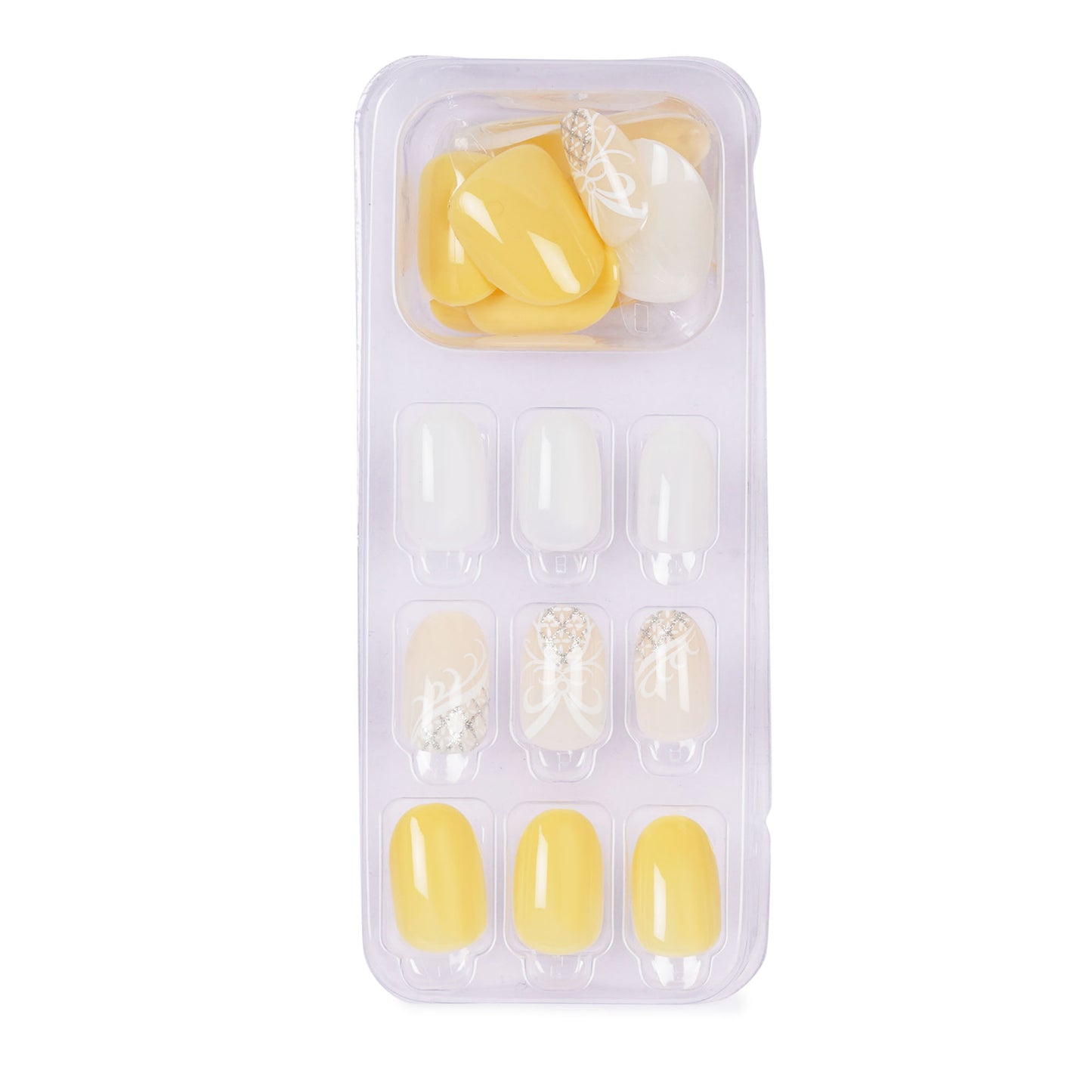 
                  
                    Pastel Yellow French Manicure Reusable Press on Nails (30pcs)
                  
                