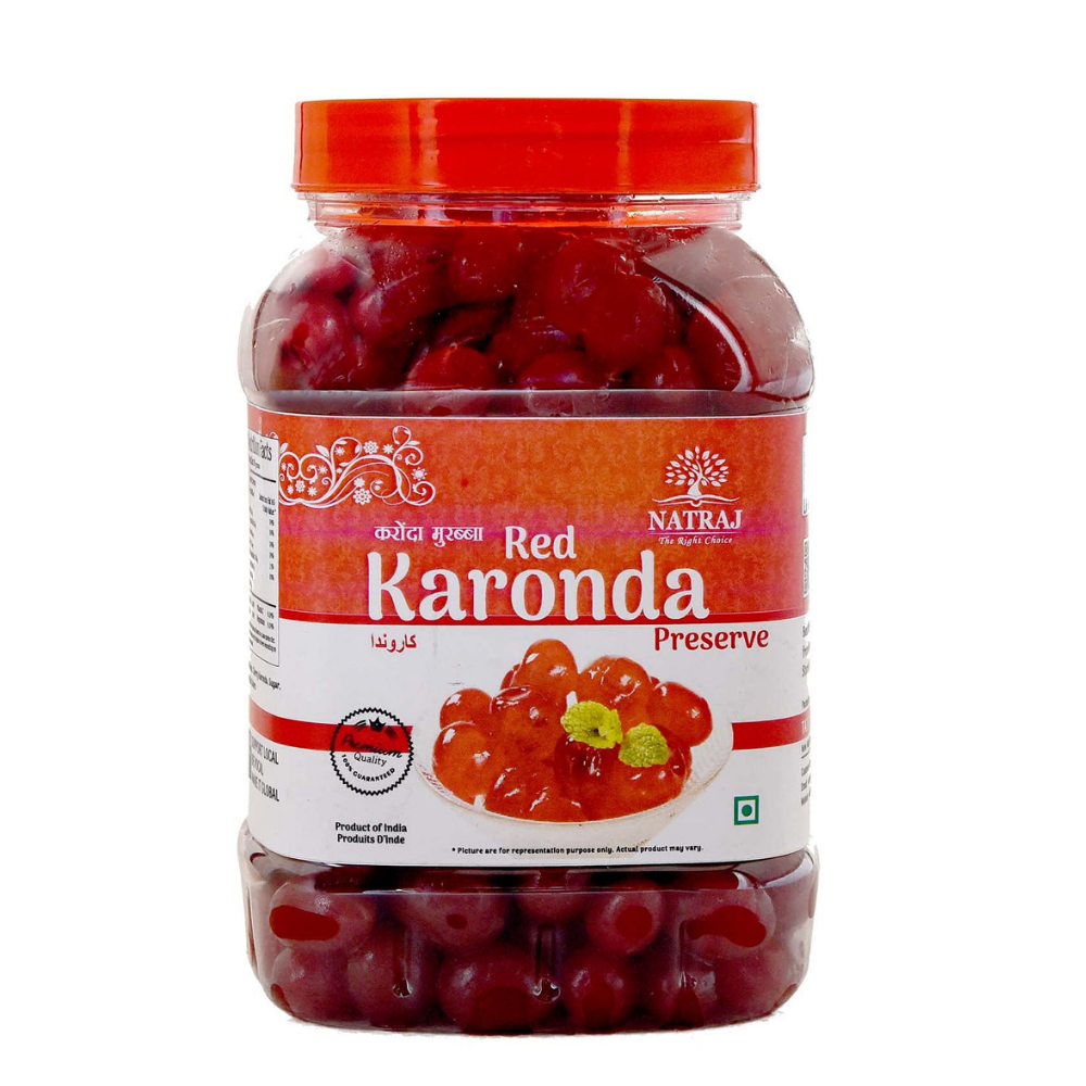 
                  
                    NATRAJ The Right Choice Candied Karonda Red Cherries|Glazed Candied Cherry|Murabba Karonda Glazed|Ideal for Cakes & Cookies Decoration (800g)
                  
                
