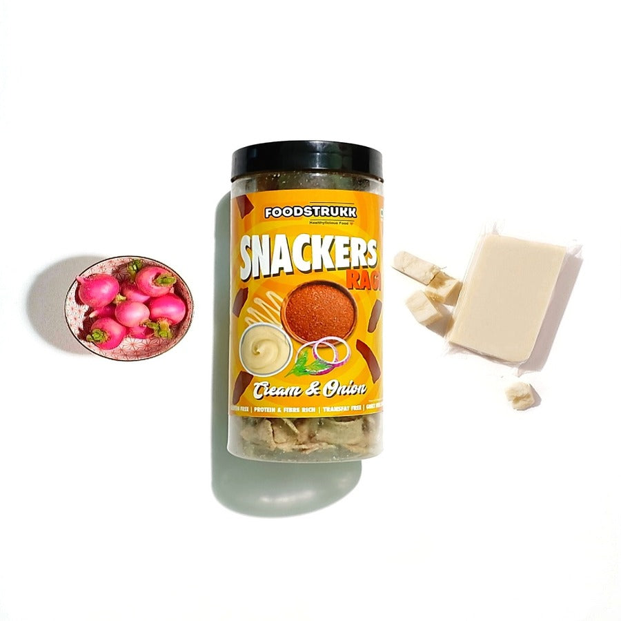 
                  
                    Foodstrukk Ragi Cream n Onion Snackers (150g x 2, 300g)
                  
                