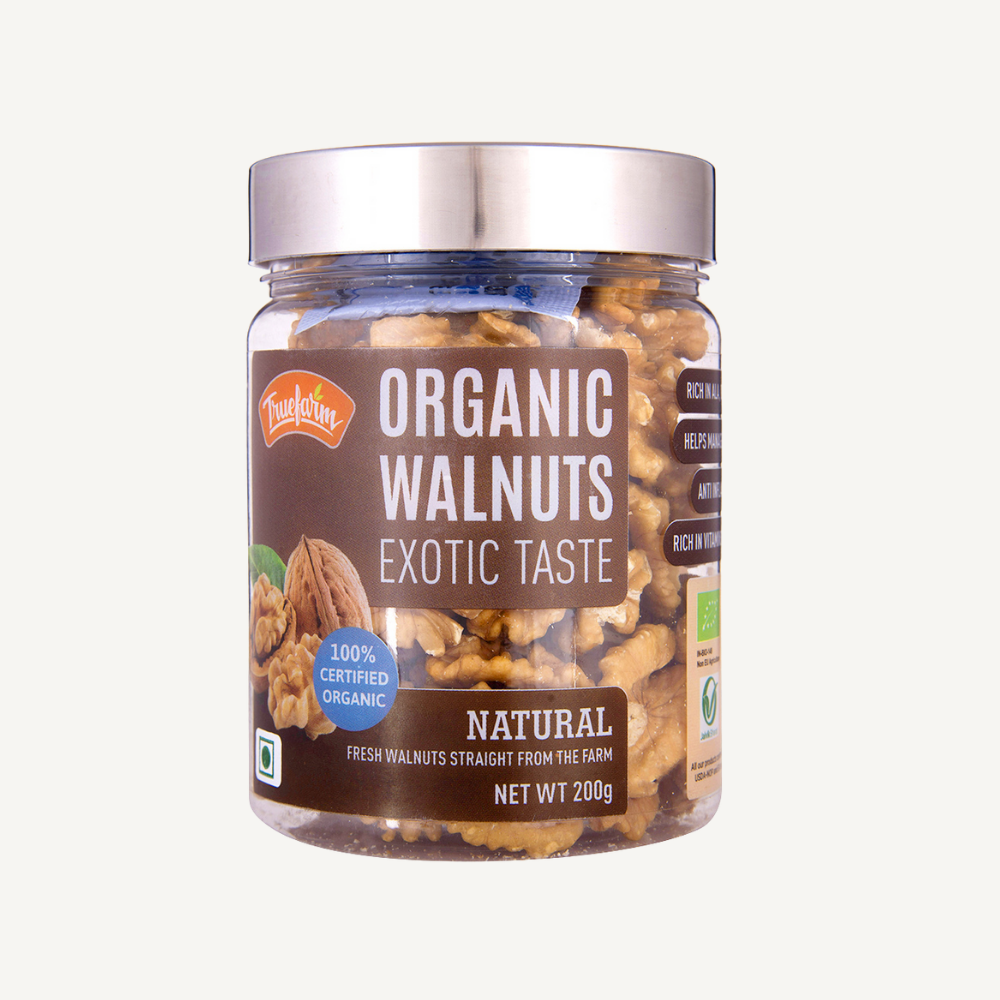 
                  
                    Truefarm Foods Organic Walnuts (200g)
                  
                