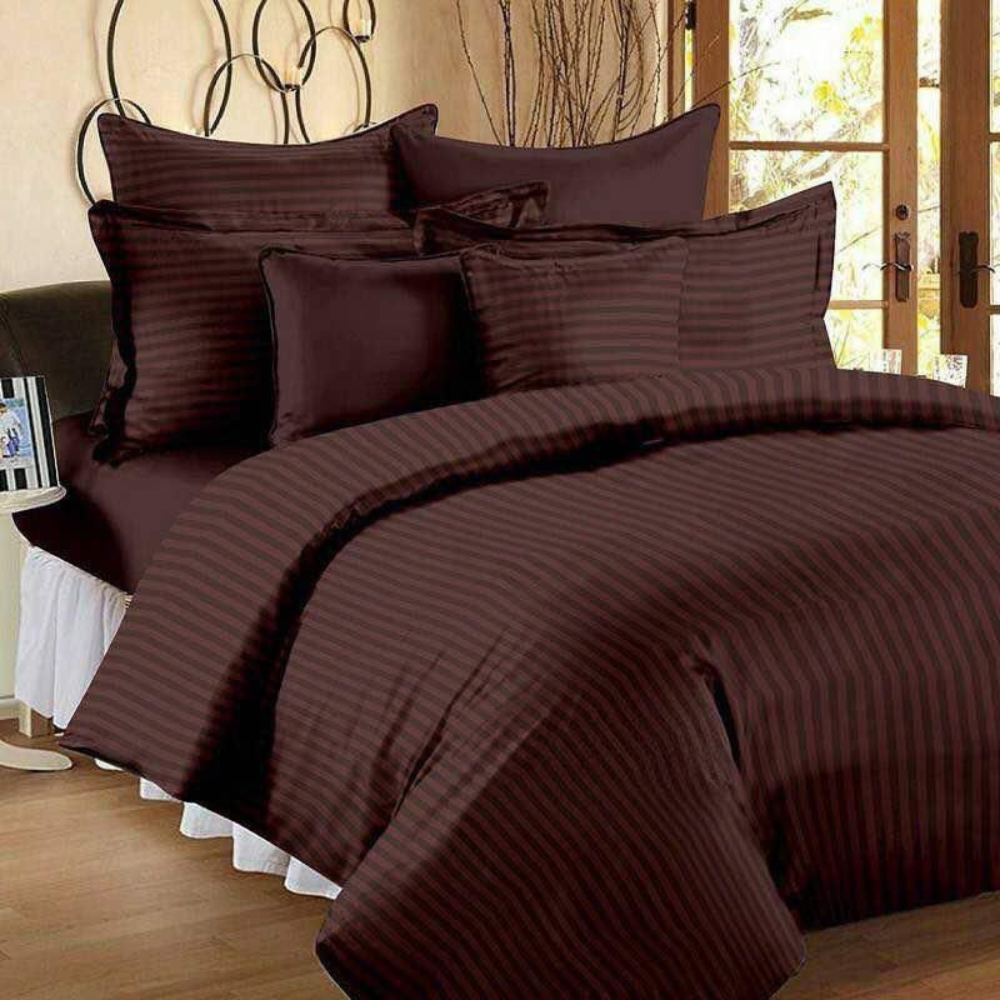 PRtrend Double Bedsheet with 2 Pillow Cover Set