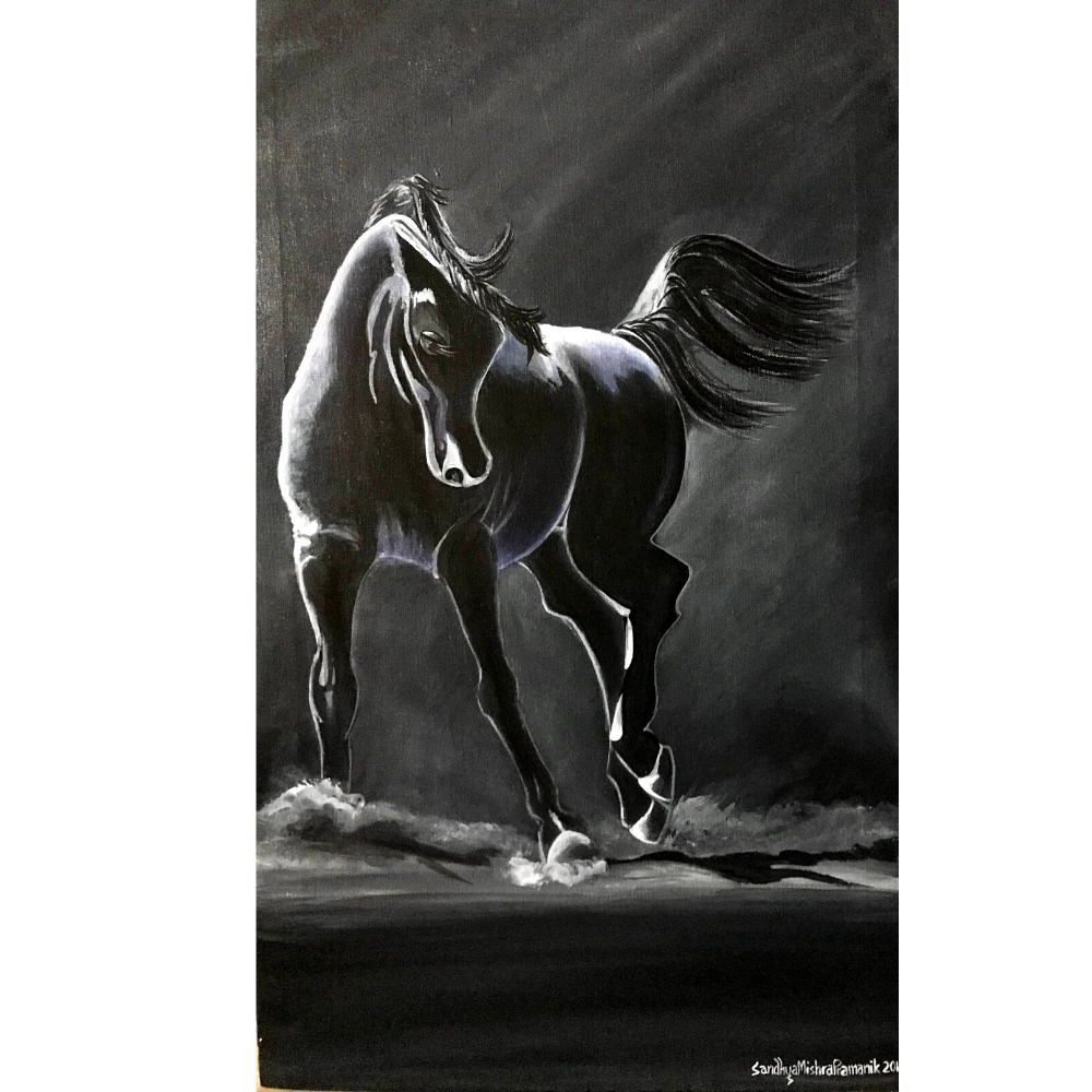
                  
                    Black Horse Painting
                  
                