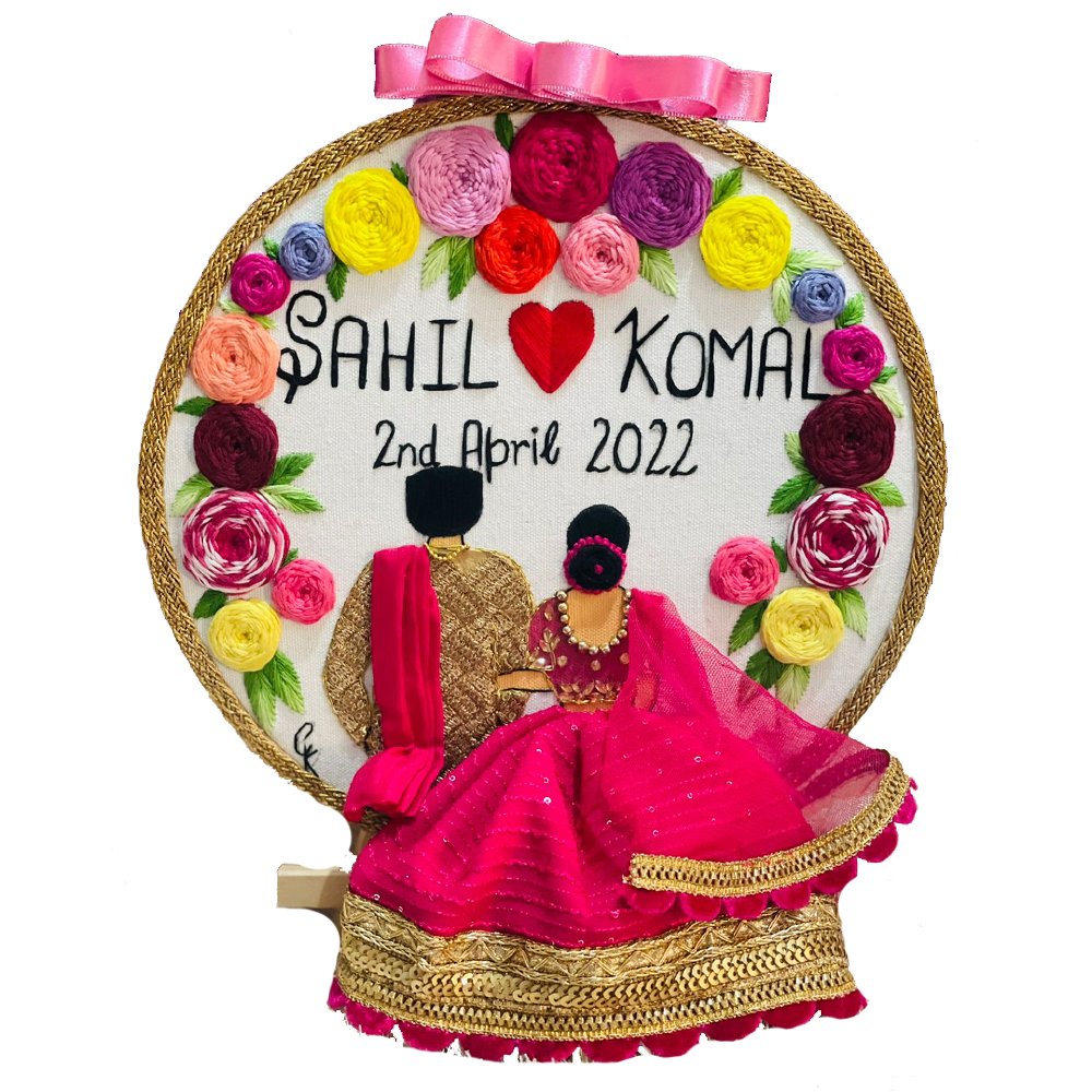 
                  
                    Marriage Embroidery Hoop
                  
                
