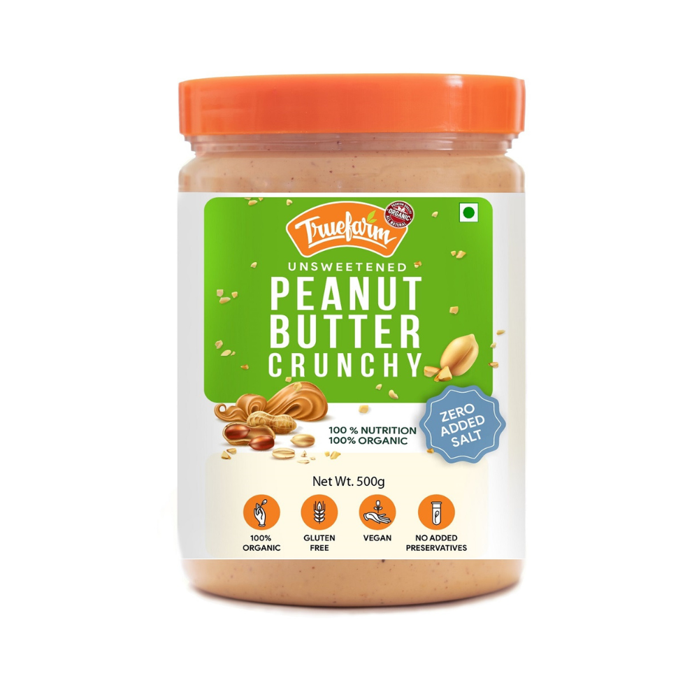 
                  
                    Truefarm Foods Organic Peanut Butter - Crunchy (1Kg)
                  
                