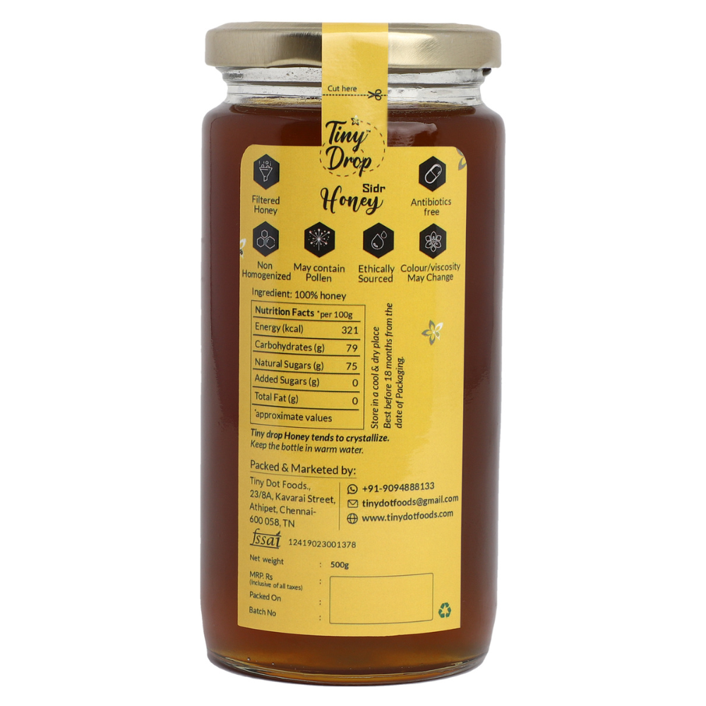 
                  
                    Tiny Dot Foods Sidr Honey (500g)
                  
                