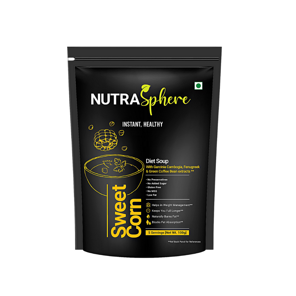 
                  
                    NutraSphere Combo of Hot Tomato Fiber Soup and Sweet Corn Diet Soup Mix Powder (100g each)
                  
                