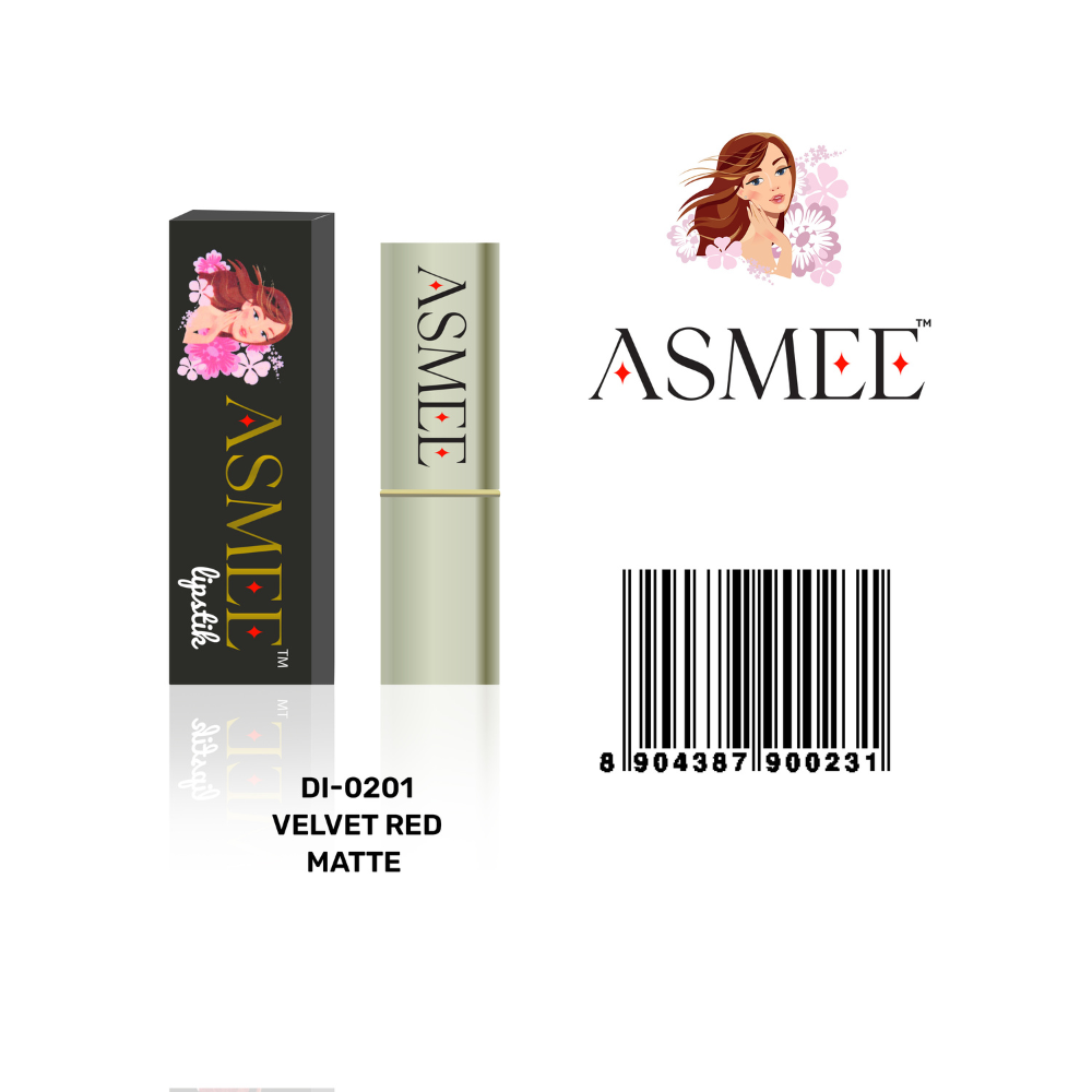 
                  
                    Velvet Red - Asmee Matte Lipstick (4.2g)
                  
                