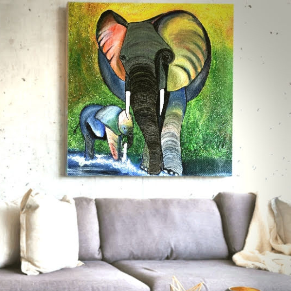 Elephant Painting- Boundless Love