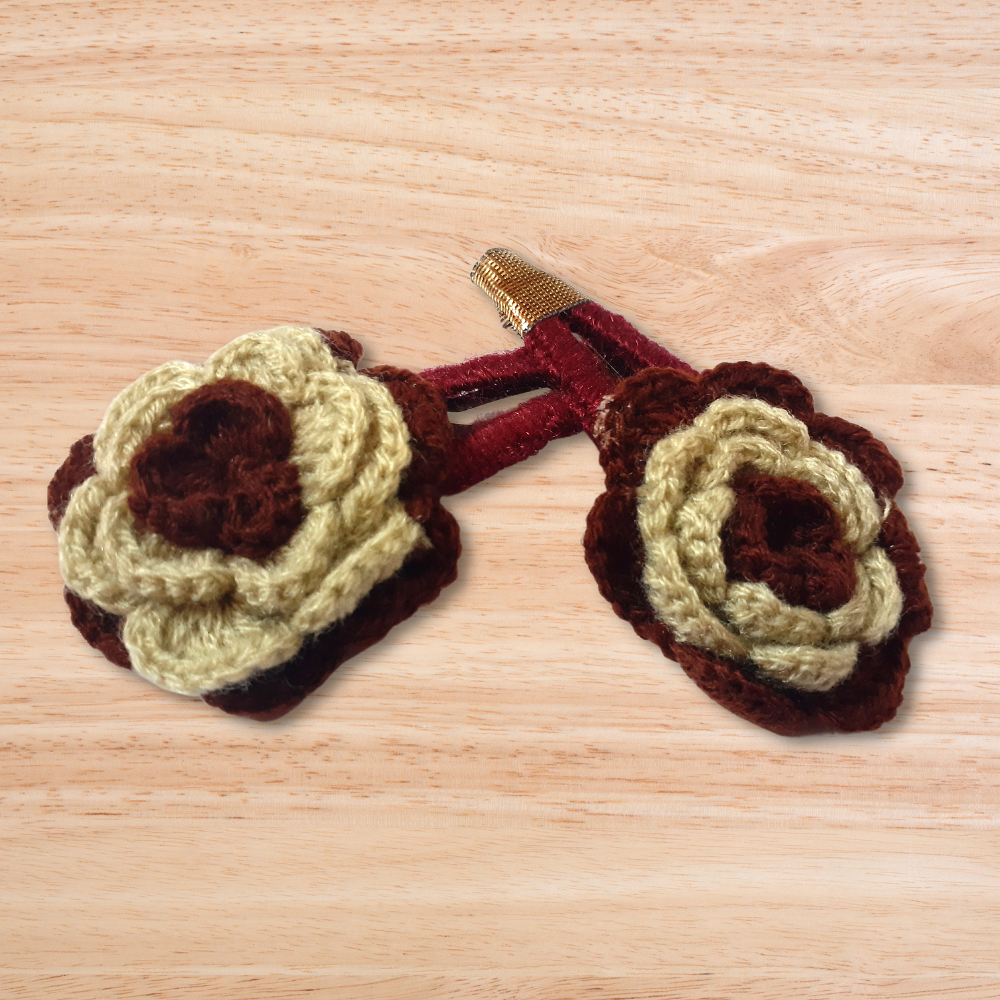 Crochet Flower Clip