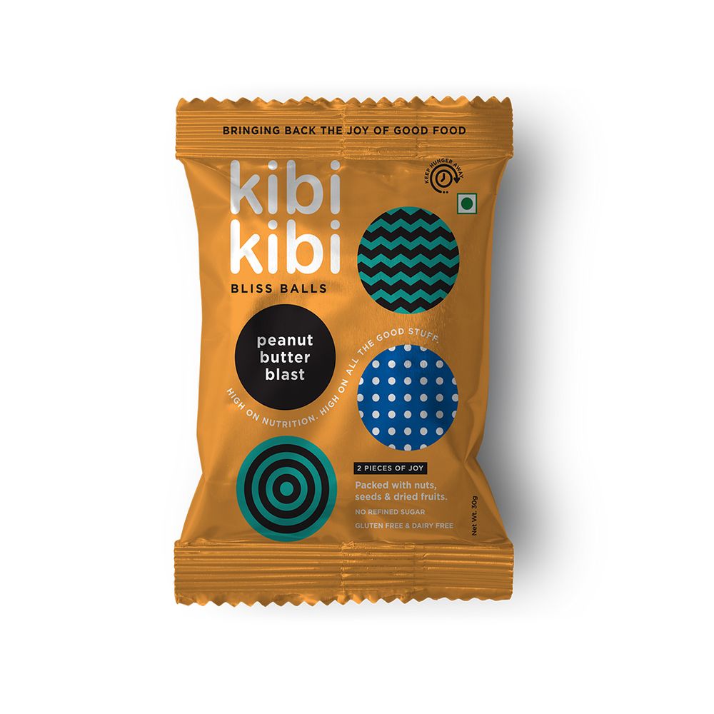 Kibi Kibi Peanut Butter Blast Bliss Balls (Pack of 5)