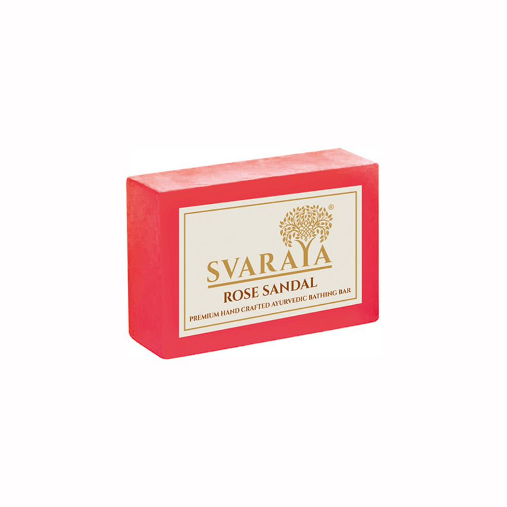 Svaraya Rose Sandal Soap (100g)