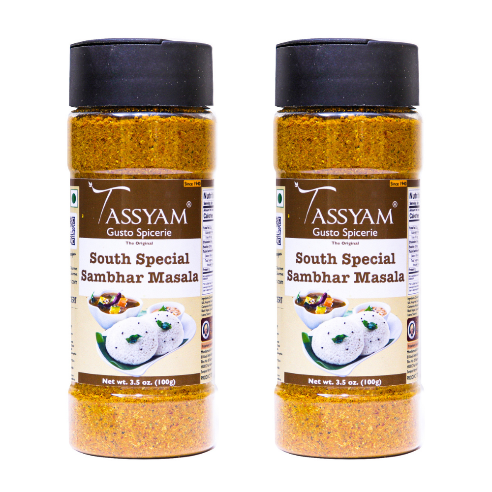 Tassyam South Special Sambhar Masala (Set of 2)