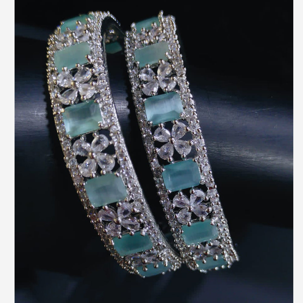 Mint Green Stone Bangles