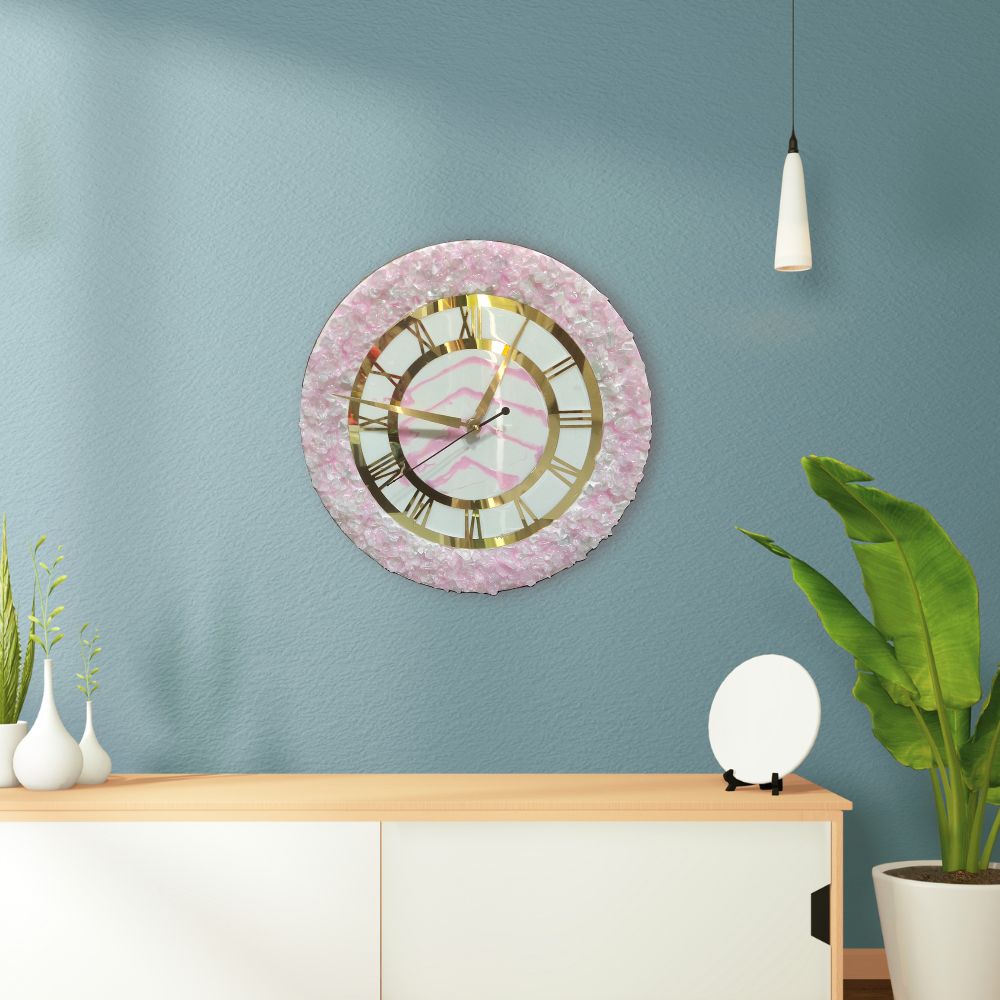 Handmade Resin Wall Clock