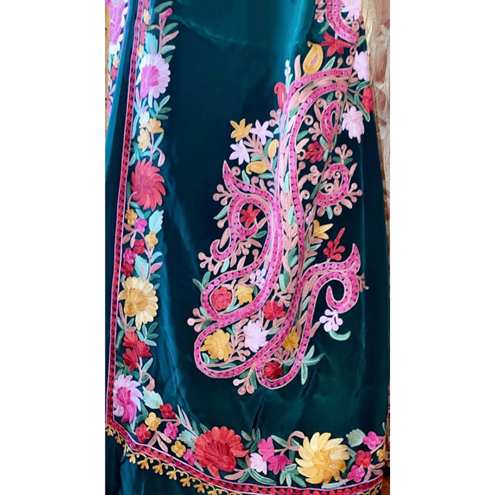 
                  
                    Kashida Embroidery Saree
                  
                