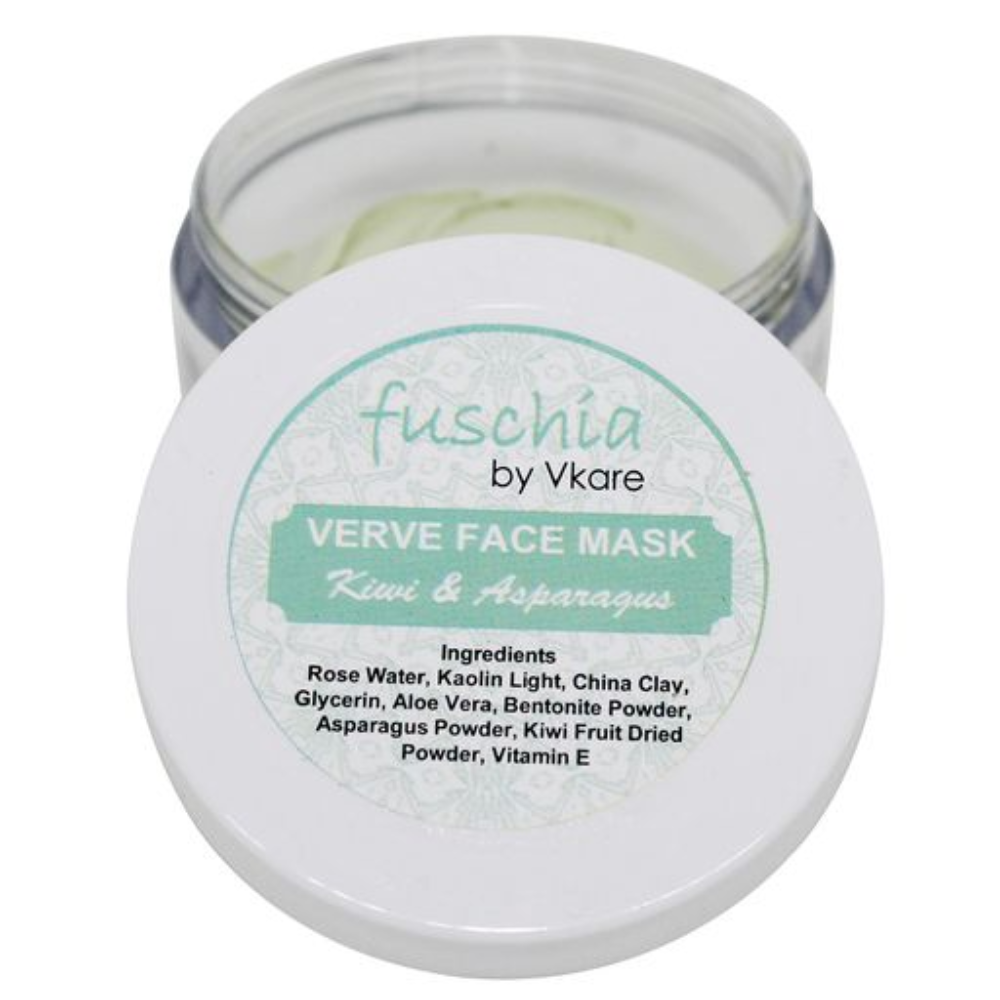 Fuschia Verve Face Mask - Kiwi & Asparagus (100g)