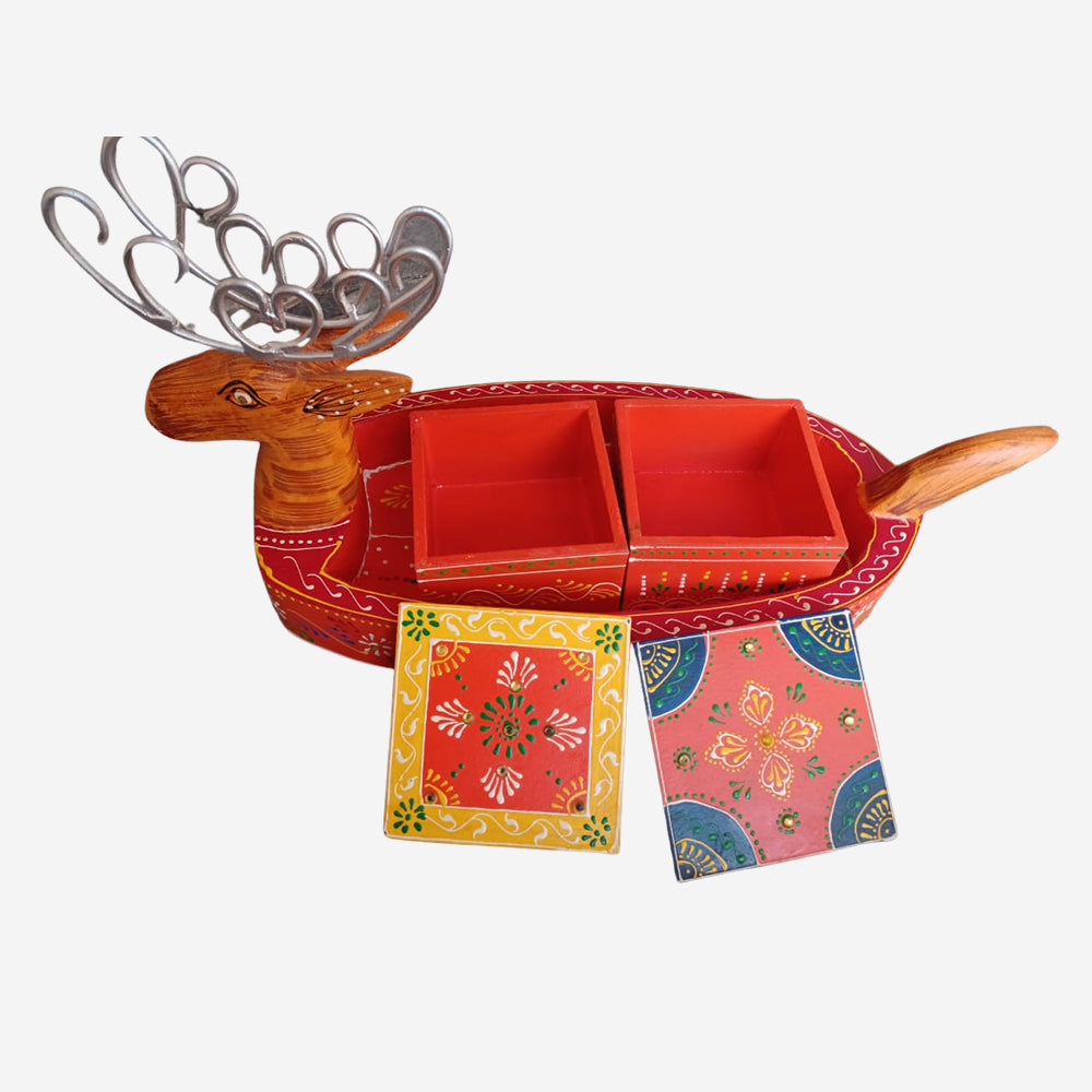 
                  
                    Deer Shape Dry Fruit Box
                  
                