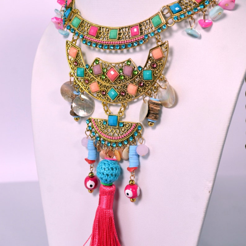 
                  
                    Multicolored BoHo Style Necklace
                  
                