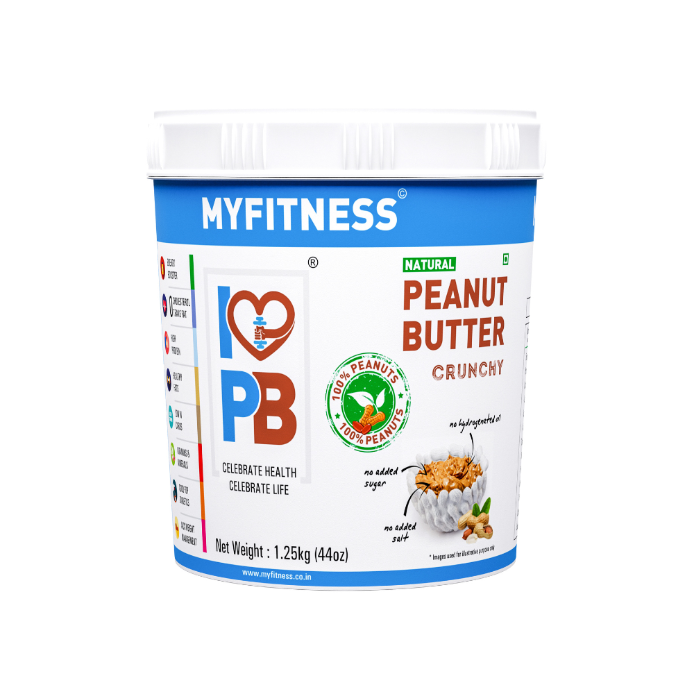 
                  
                    MyFitness Natural Crunchy Peanut Butter (1250g)
                  
                