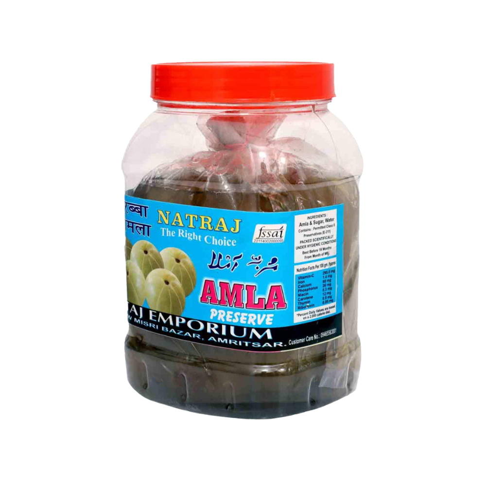 
                  
                    Natraj The Right Choice Homemade Taste Herbal Amla Murabba Immunity Booster (1kg)
                  
                