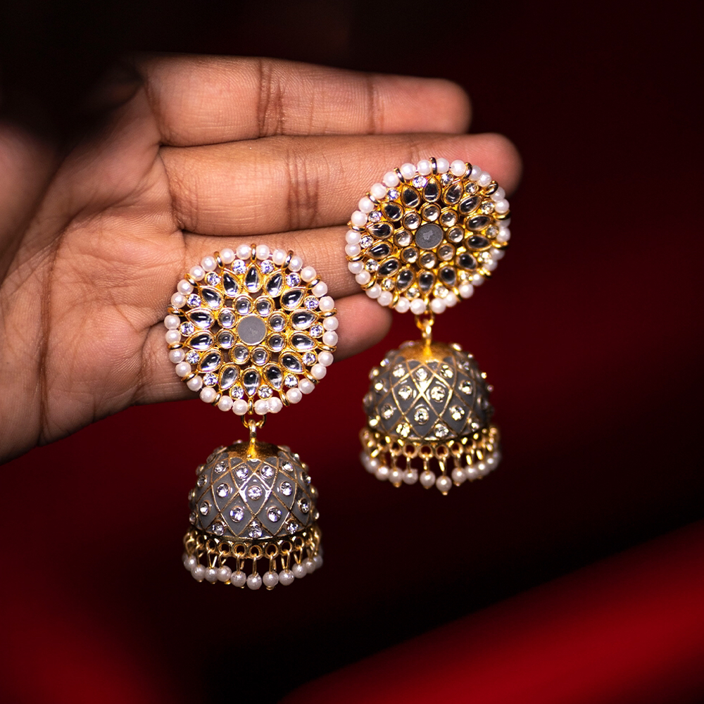 
                  
                    Kundan Earrings
                  
                