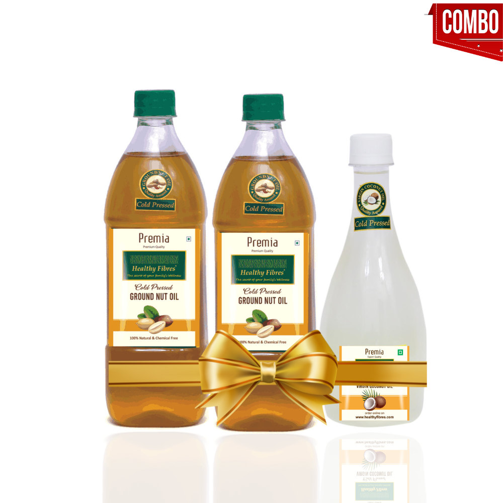 
                  
                    Healthy Fibres Groundnut Oil & Virgin Coconut Oil Combo
                  
                