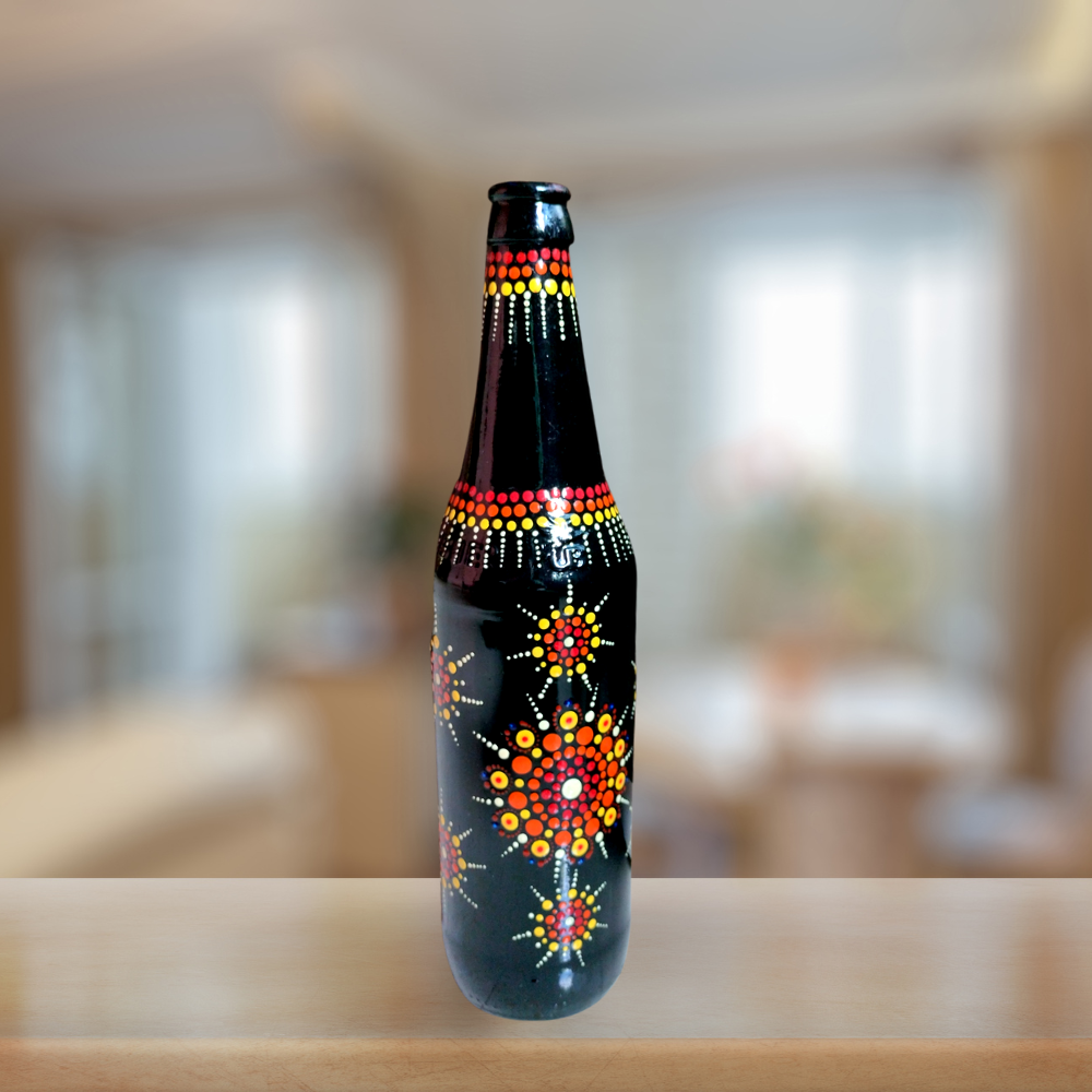 
                  
                    Decorative Bottle With Mandala Dots
                  
                