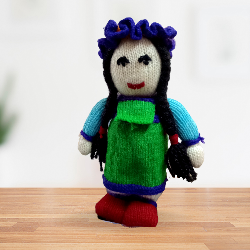 
                  
                    Hand-crocheted Woollen Doll
                  
                