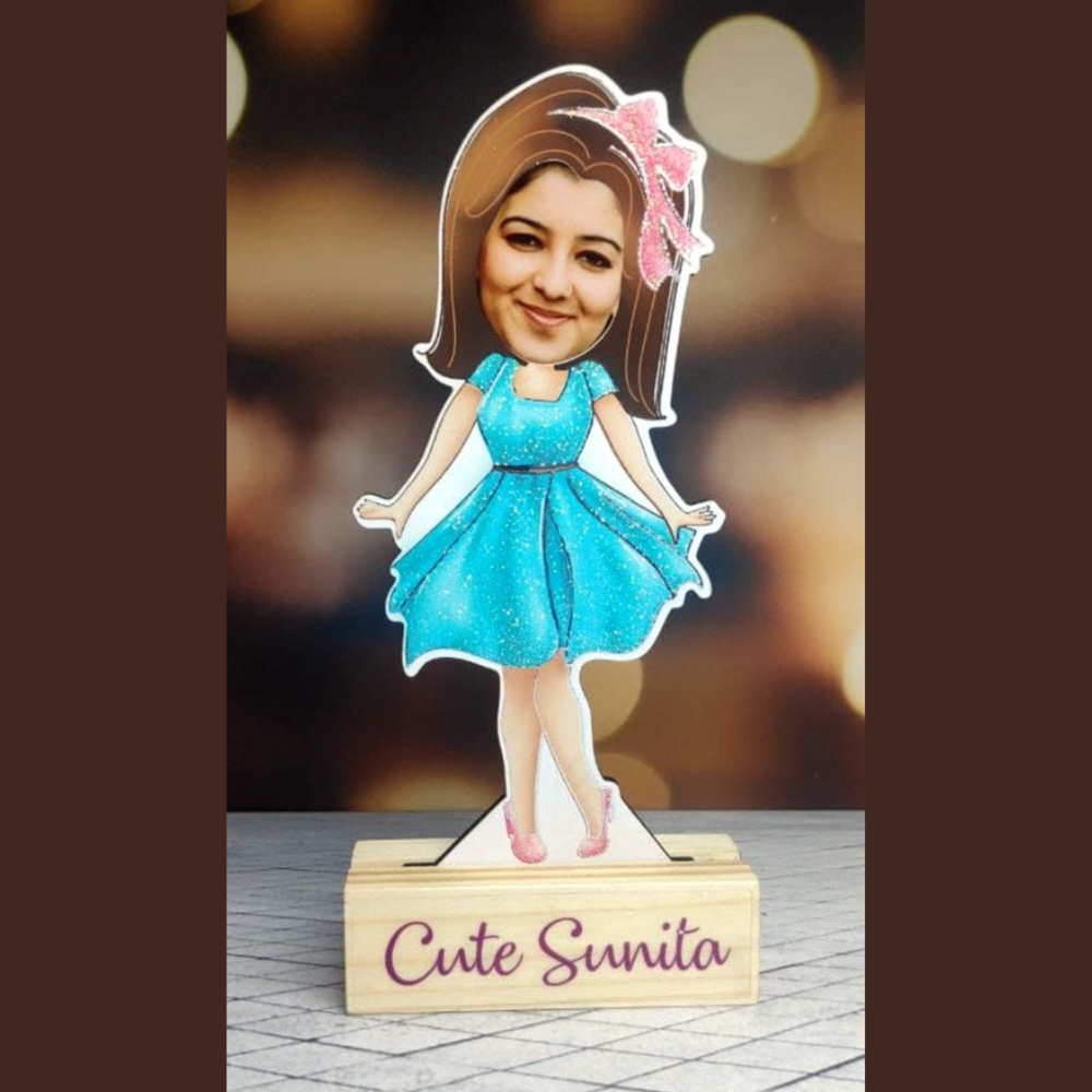 
                  
                    Personalized Wooden Caricature
                  
                