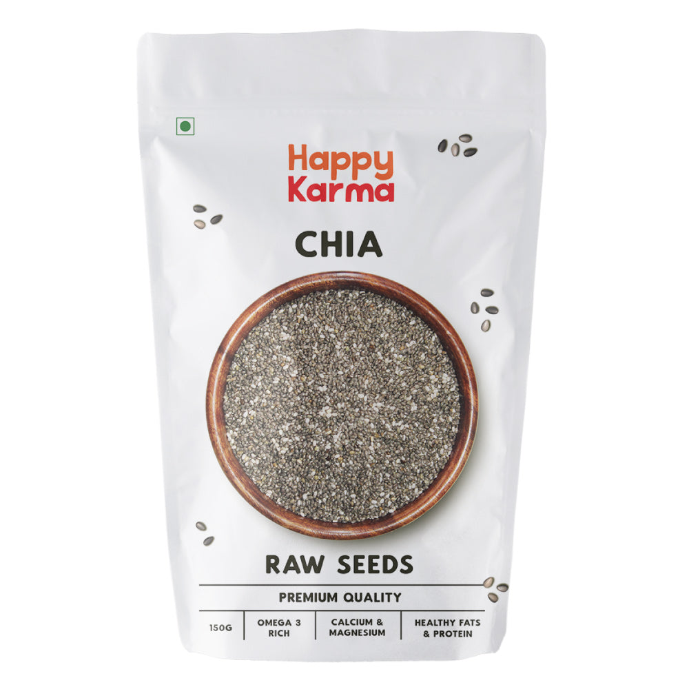 Happy Karma Chia Seeds (150g) - Pack of 2