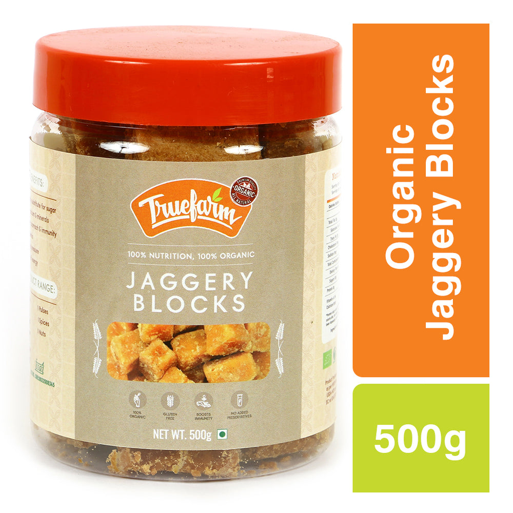 
                  
                    Truefarm Foods Organic Jaggery Blocks (500g)
                  
                