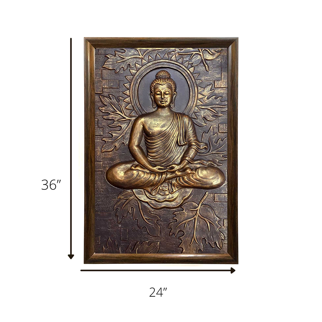 
                  
                    Meditating Buddha 3D Relief Wall Art
                  
                