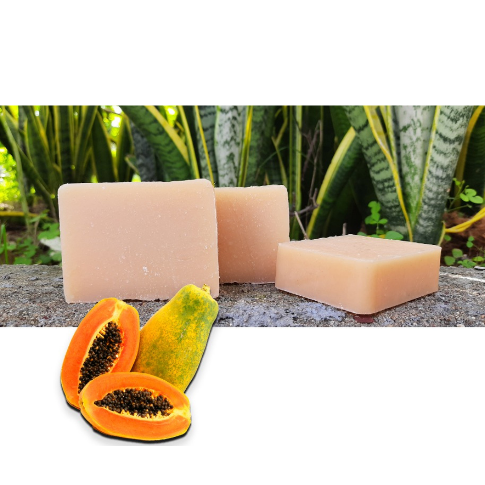 Papaya Handmade Natural Soap (100g)