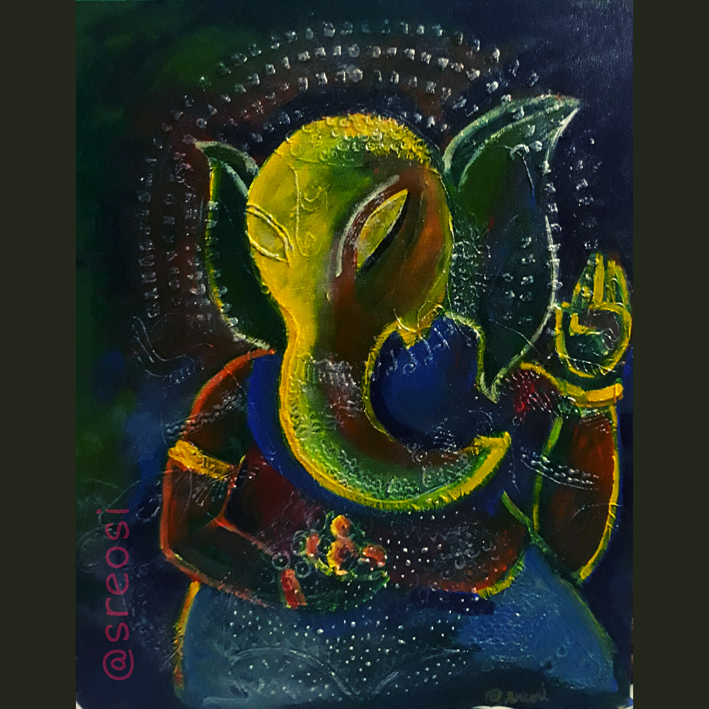 
                  
                    Ganesha Acrylic Painting
                  
                