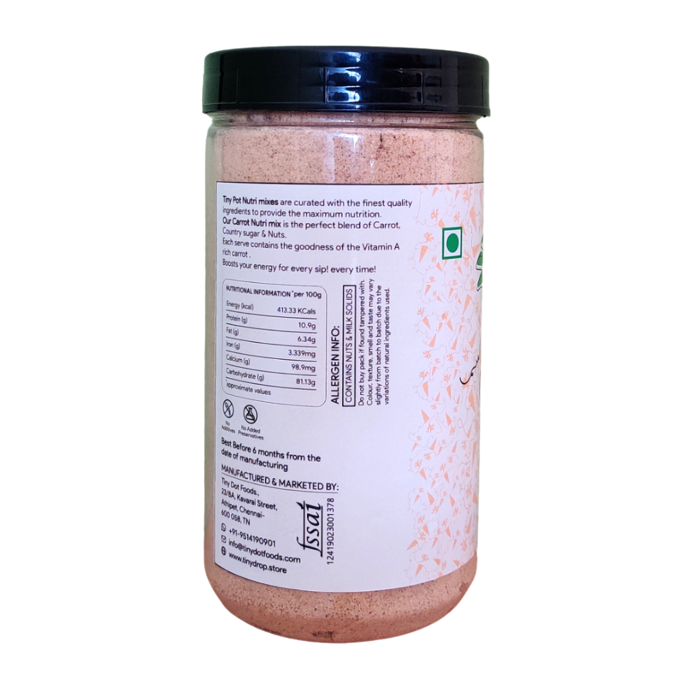
                  
                    Tiny Dot Foods Carrot Nutri Mix (400g)
                  
                