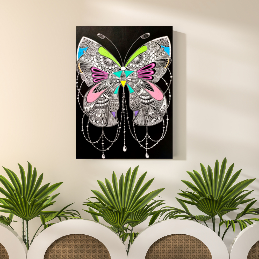 
                  
                    Butterfly Mandala Artwork
                  
                