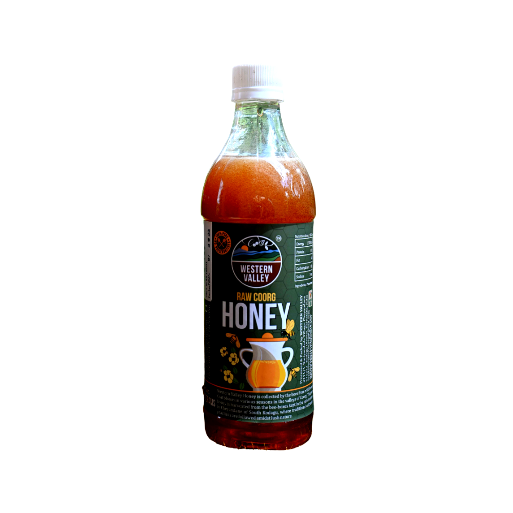 Western Valley Coorg Honey Raw (500g) - Kreate