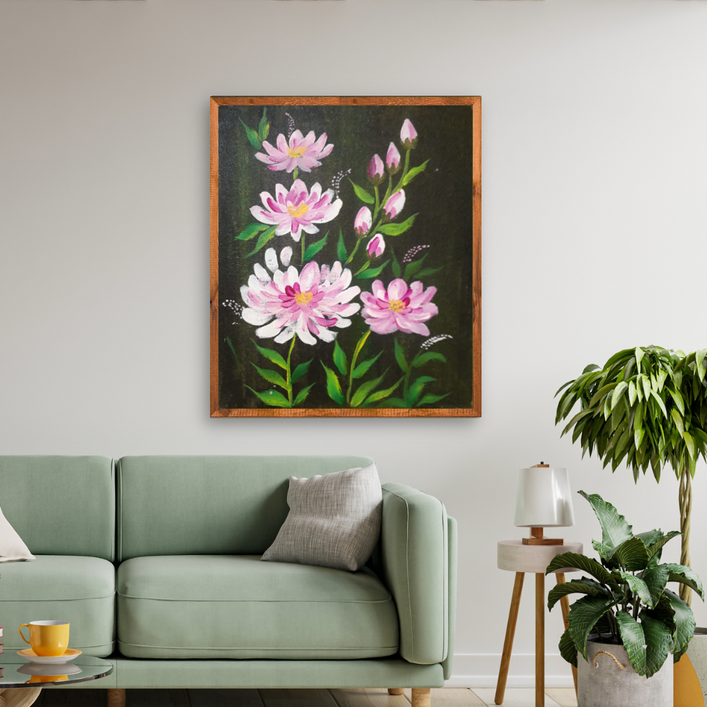 
                  
                    Floral Acrylic Painting
                  
                