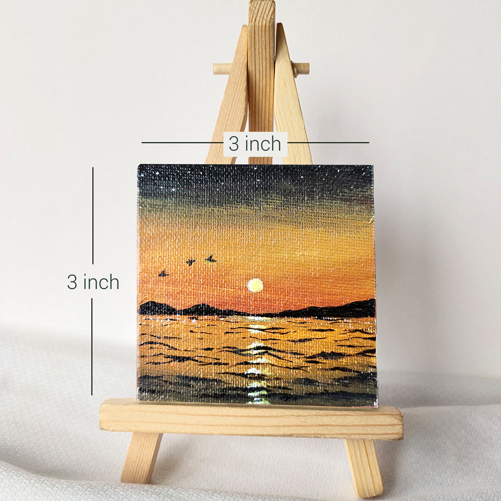 
                  
                    Handpainted Mini Canvas Artwork With Two Easel
                  
                