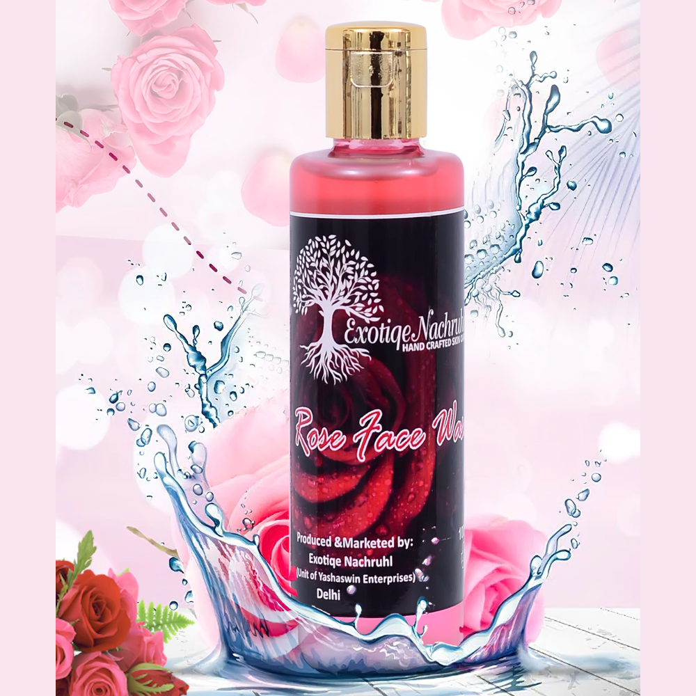 Exotic Natural Rose Face Wash (100ml)