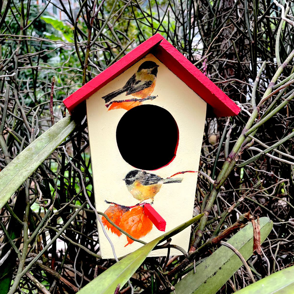 
                  
                    Yellow And Red BirdHouse
                  
                
