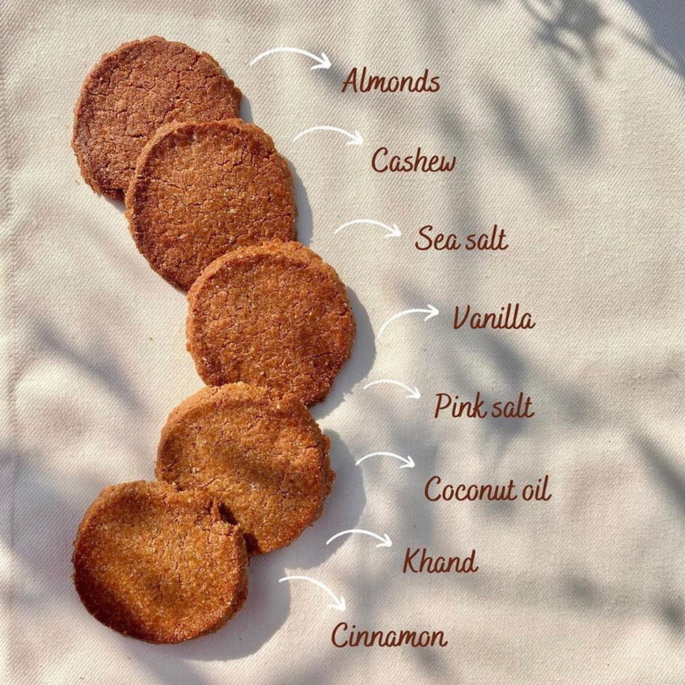
                  
                    Flourless Vanilla Cinnamon Cookies
                  
                