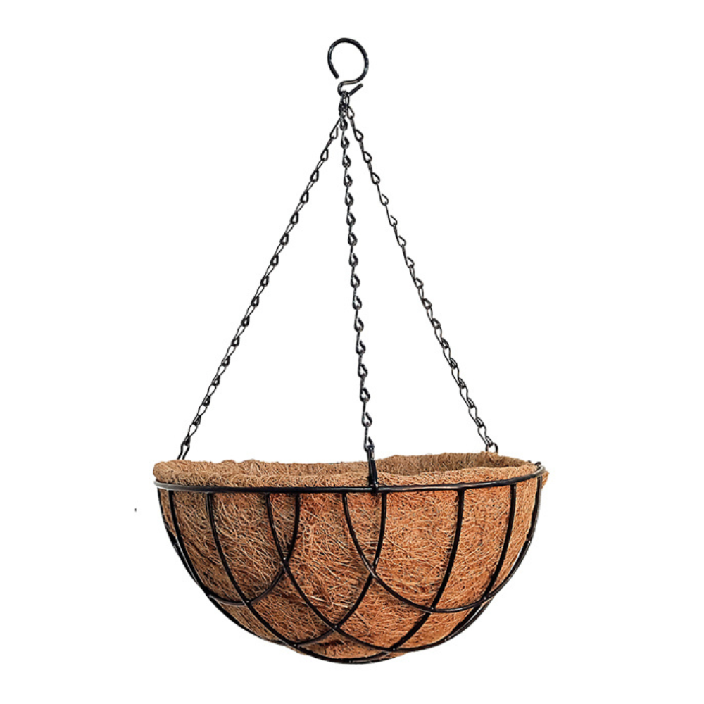 
                  
                    Coir Hanging Basket with Chain (Set of 4)
                  
                