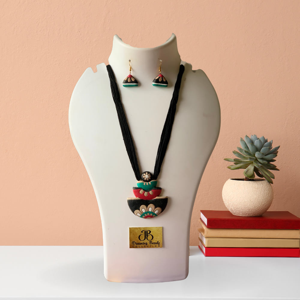 
                  
                    Handmade Terracotta Designer Necklace Set
                  
                