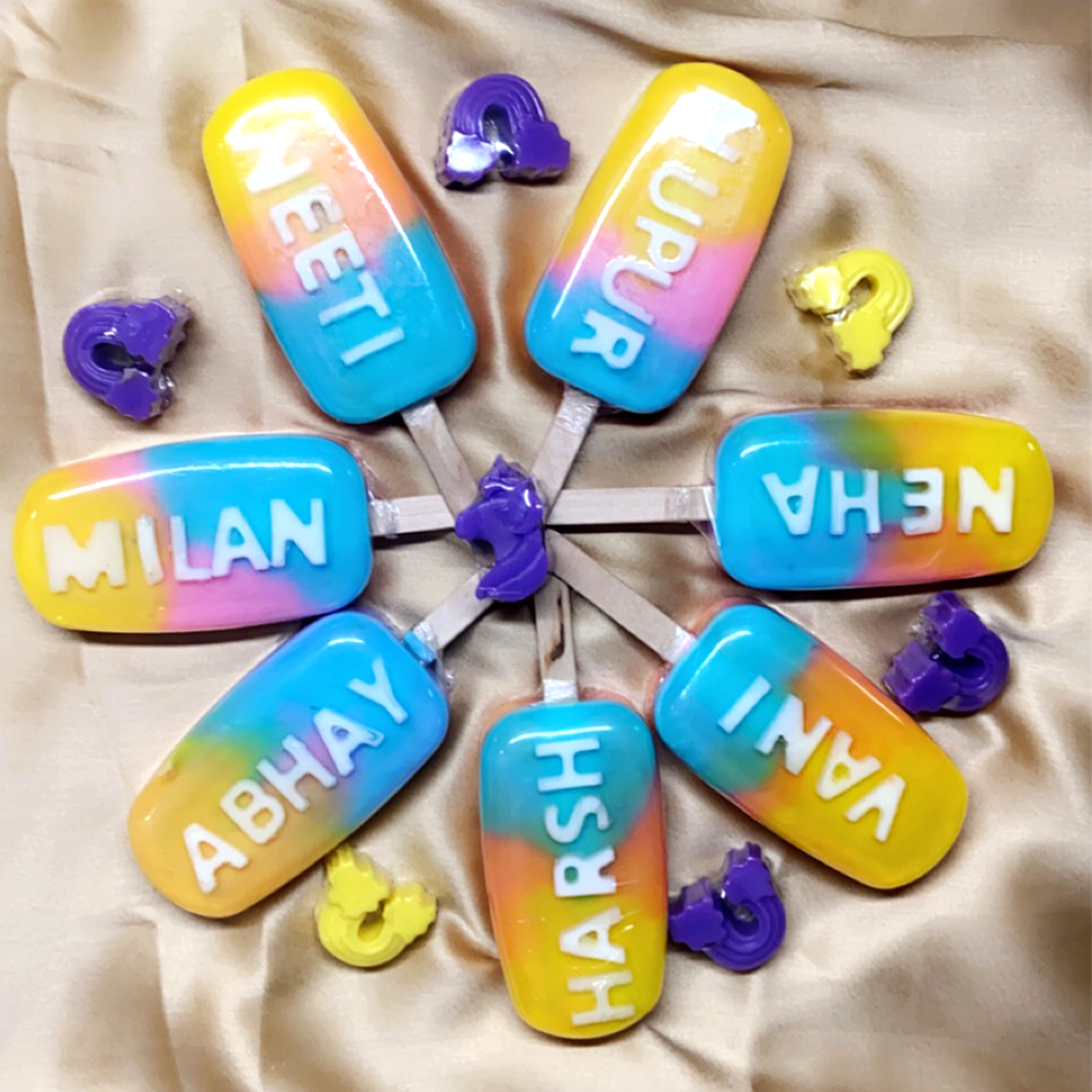 Personalized Name Popsicle Soap