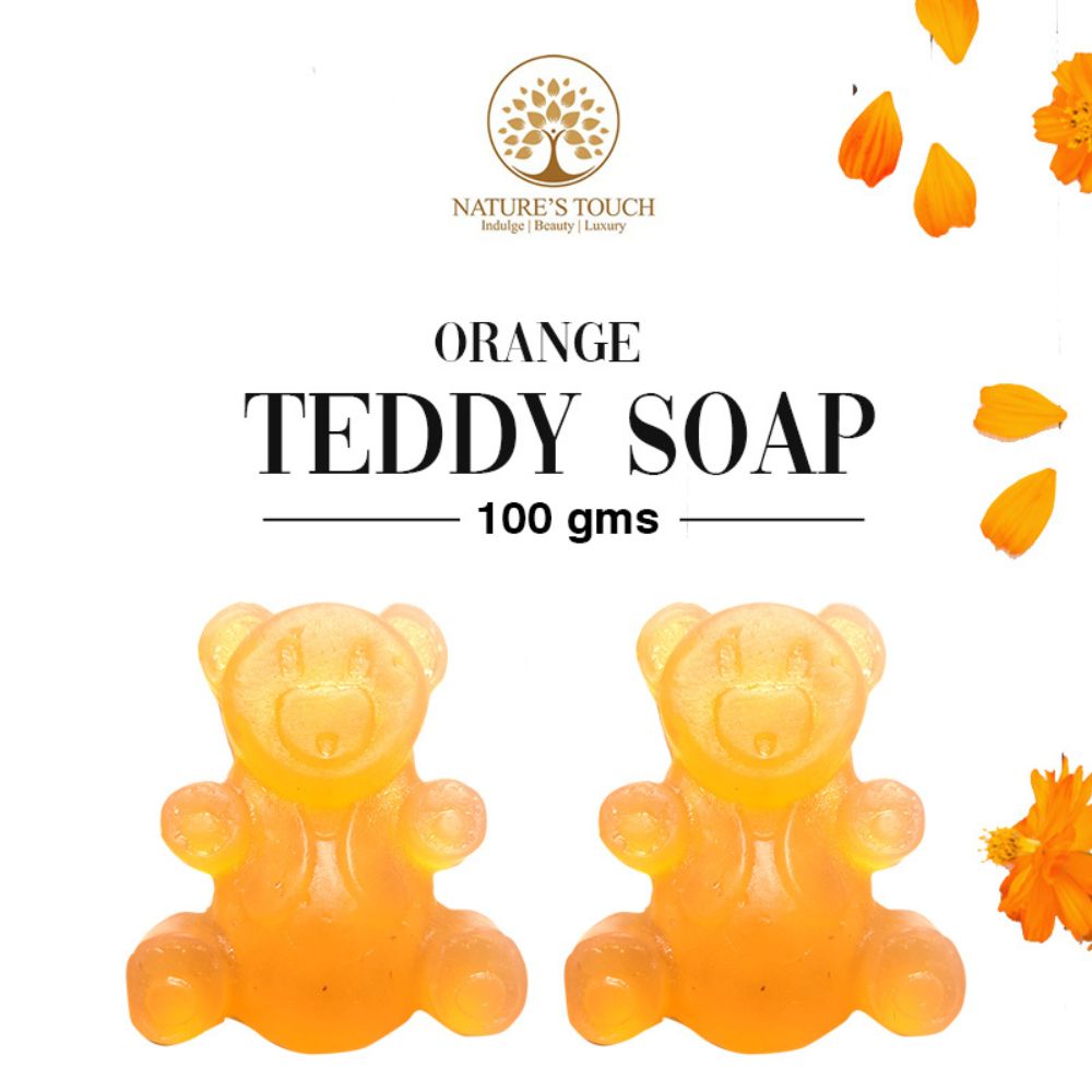 
                  
                    Orange Teddy Soaps (100g)
                  
                