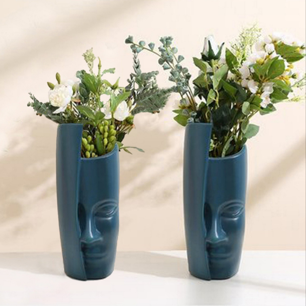 
                  
                    Half-Face Planters/Pots (Set of 2)
                  
                