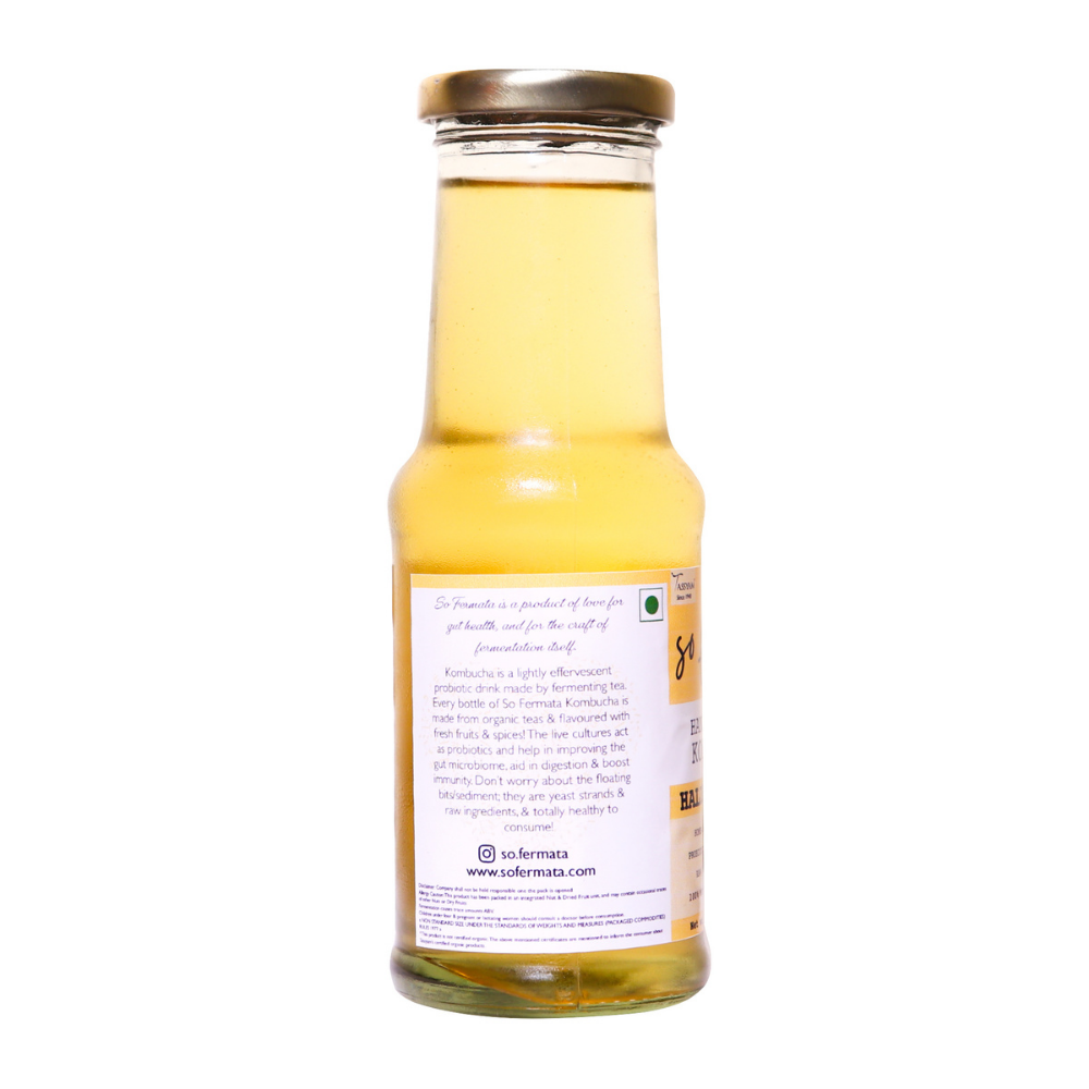 
                  
                    Fermata Artisanal Kombucha, Fermented Tea, Haldi Ginger (200ml)
                  
                