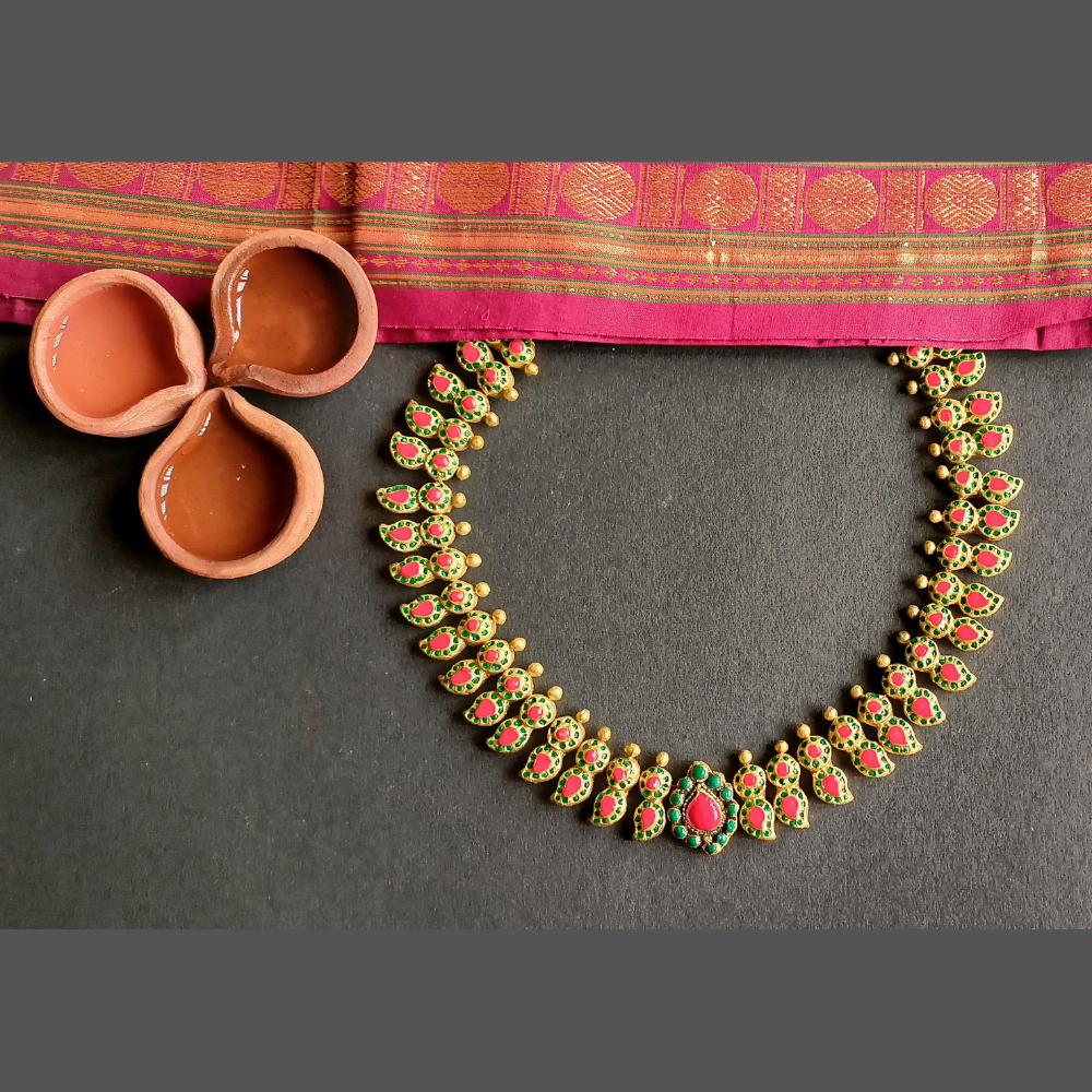 Terracotta Handmade Necklace